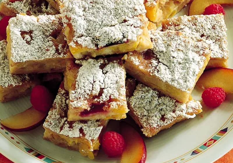 Torta di pesche